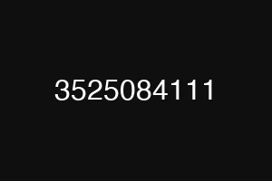 3525084111