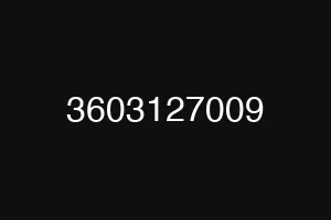 3603127009