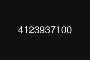 4123937100