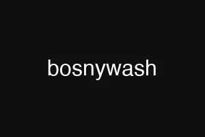 bosnywash