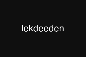 lekdeeden