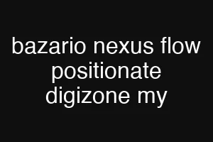 bazario nexus flow positionate digizone my