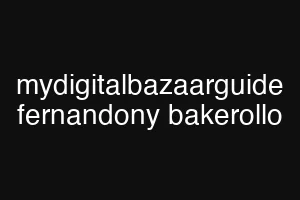 mydigitalbazaarguide fernandony bakerollo